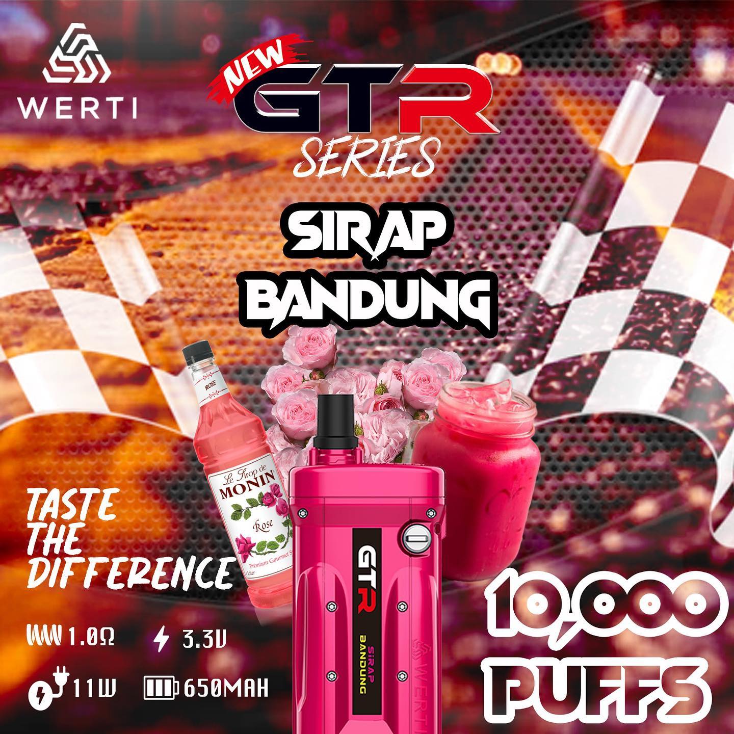 Werti GTR 10,000 Puff