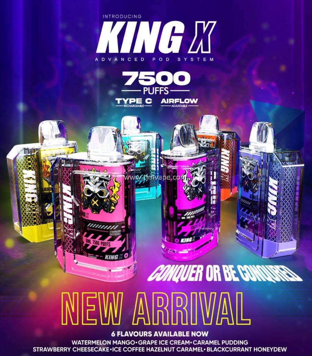 KING X 7500 Puff Disposable Vape 